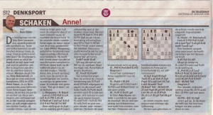 Zaterdag Telegraaf 30 jan